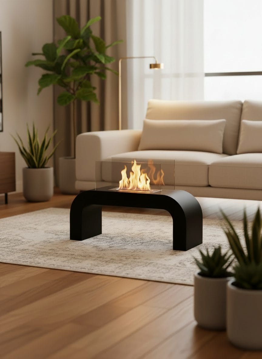 ArcFlame Taşınabilir Bioethanol Şömine