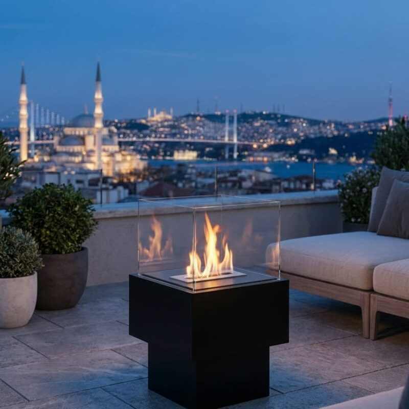Temple Taşınabilir Bioethanol Şömine